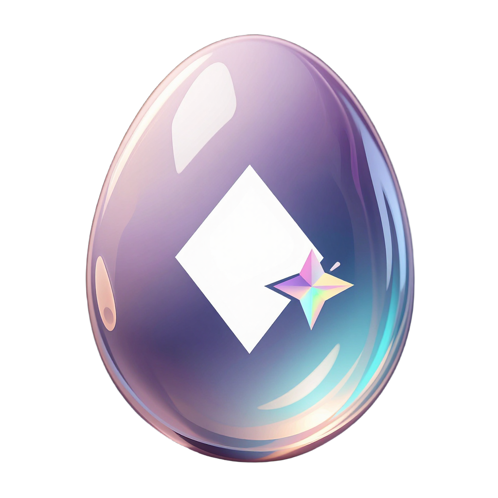 crystal_holographic egg