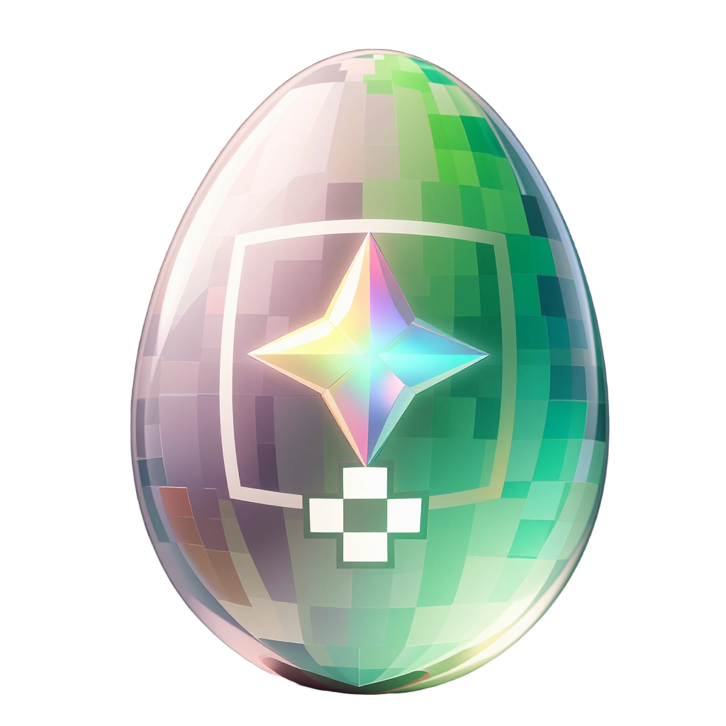 holographic_pixel egg