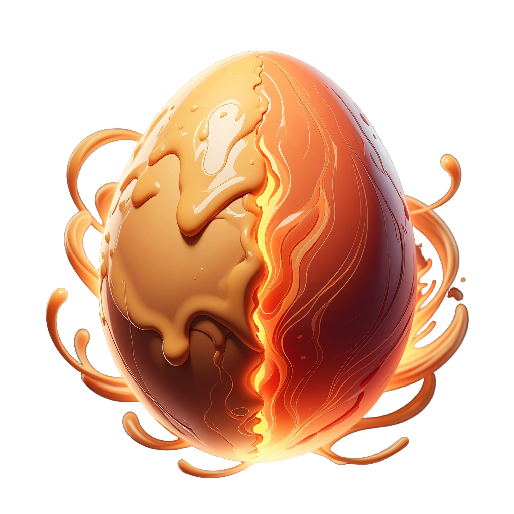caramel_heat egg