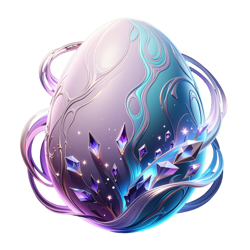 crystal_holographic egg