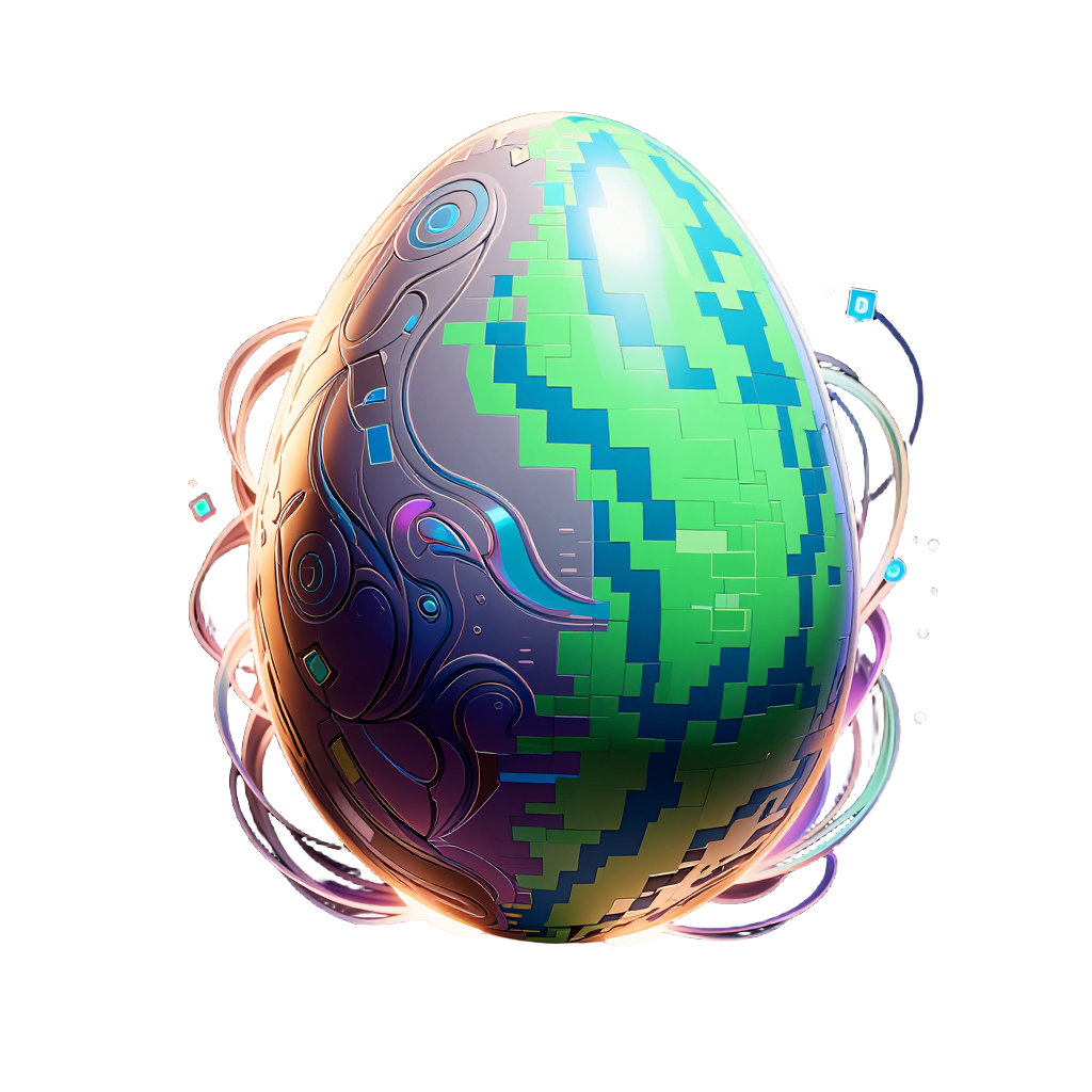 holographic_pixel egg