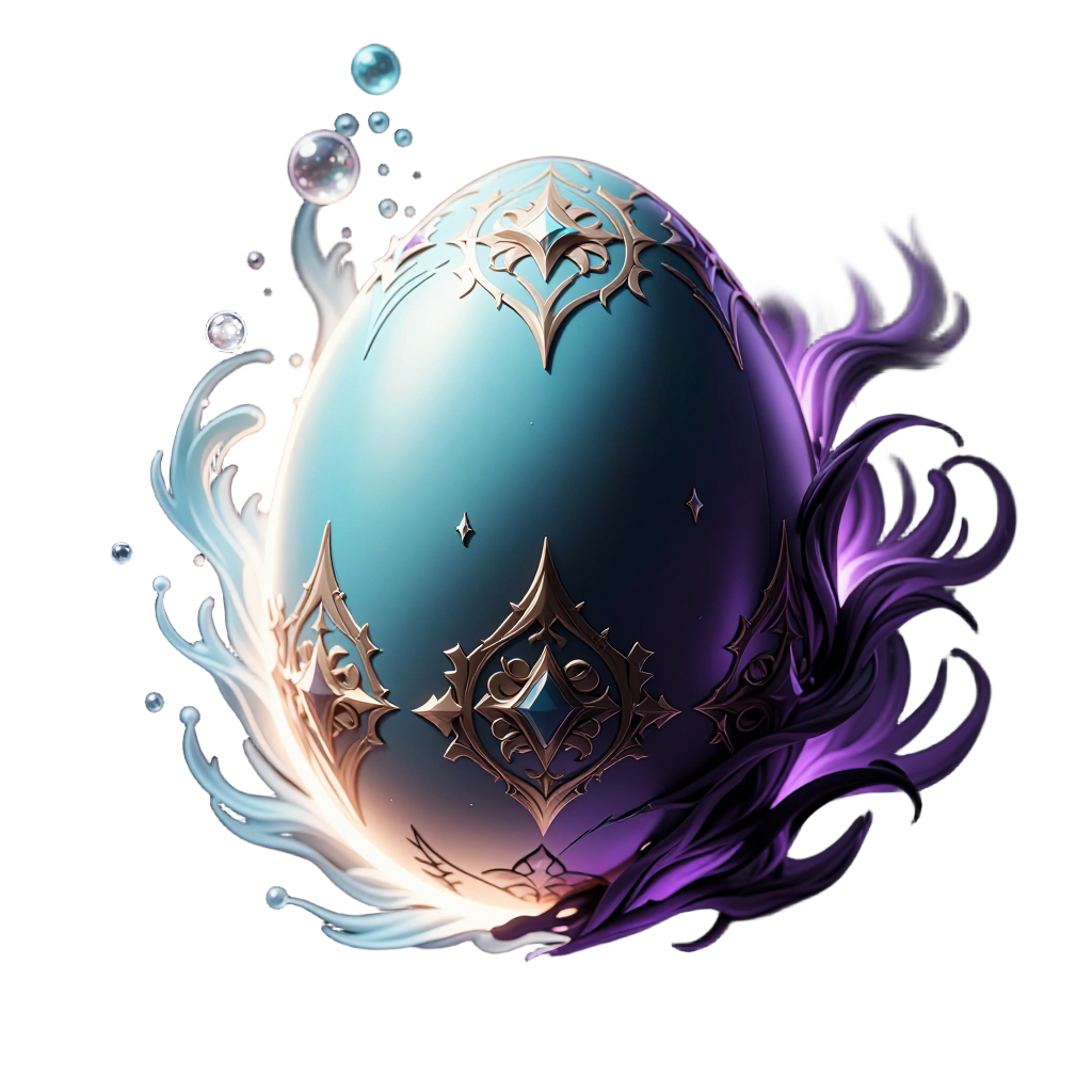 bubble_dark egg