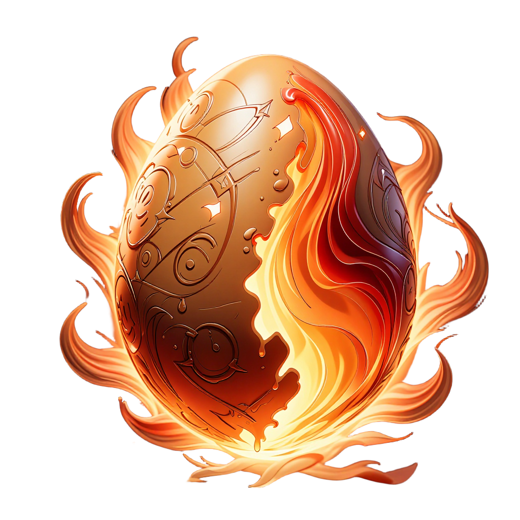 caramel_heat egg