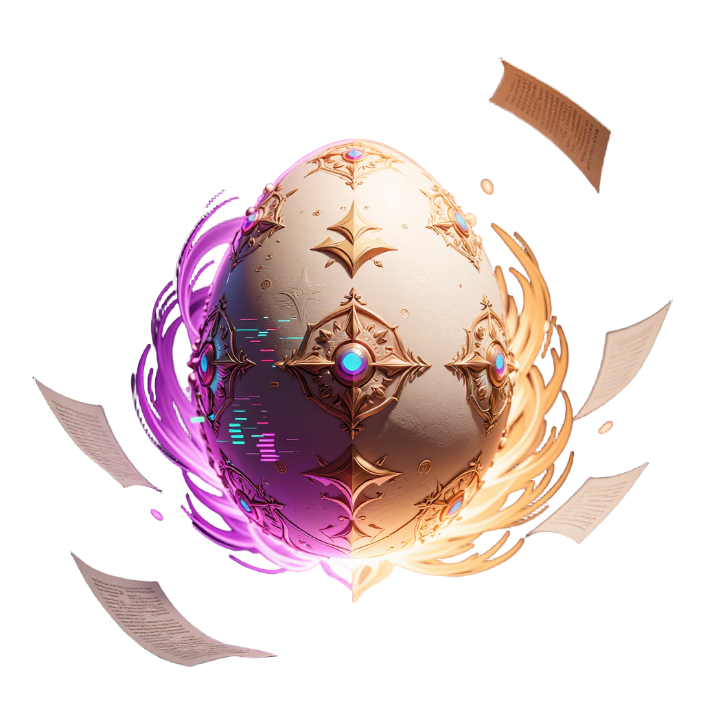 glitch_paper egg
