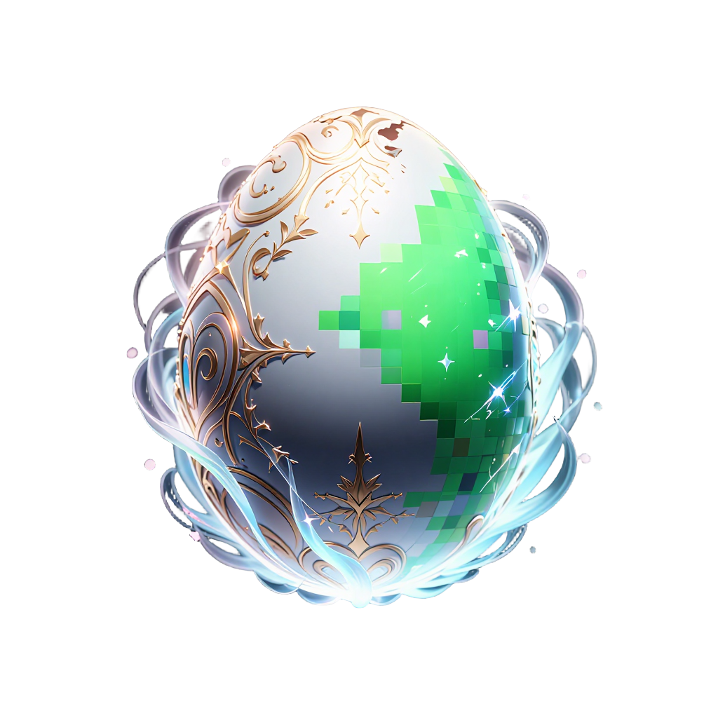 holographic_pixel egg