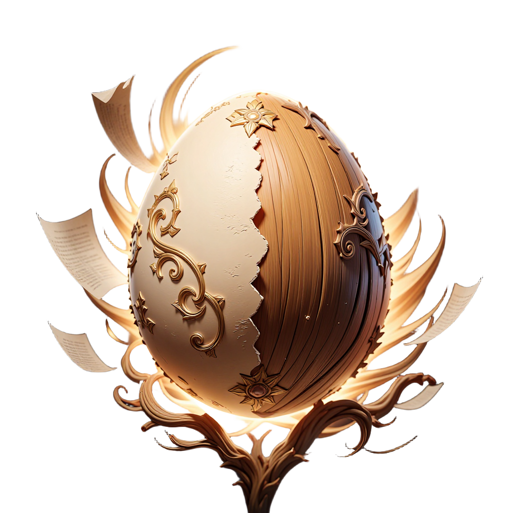 paper_wood egg