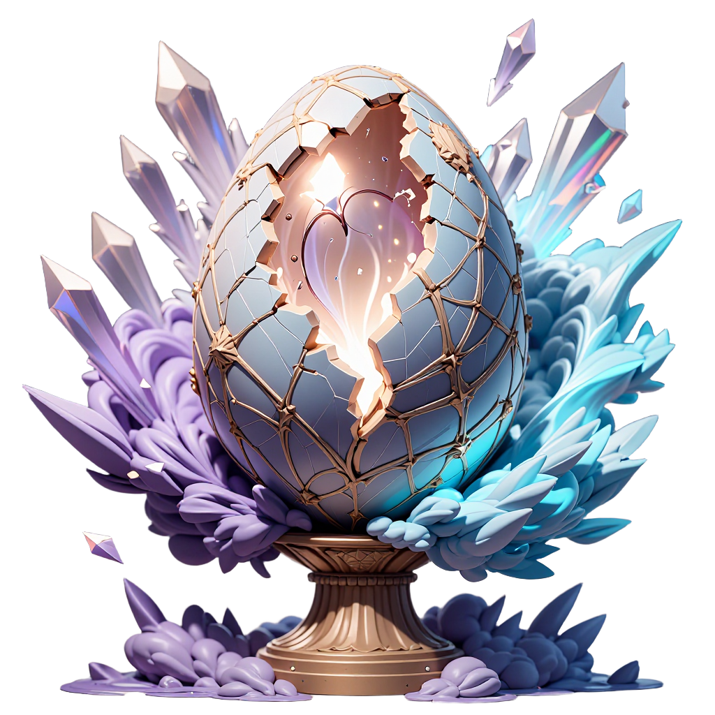 crystal_holographic egg