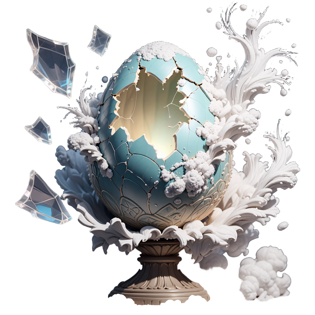 glass_sugar egg