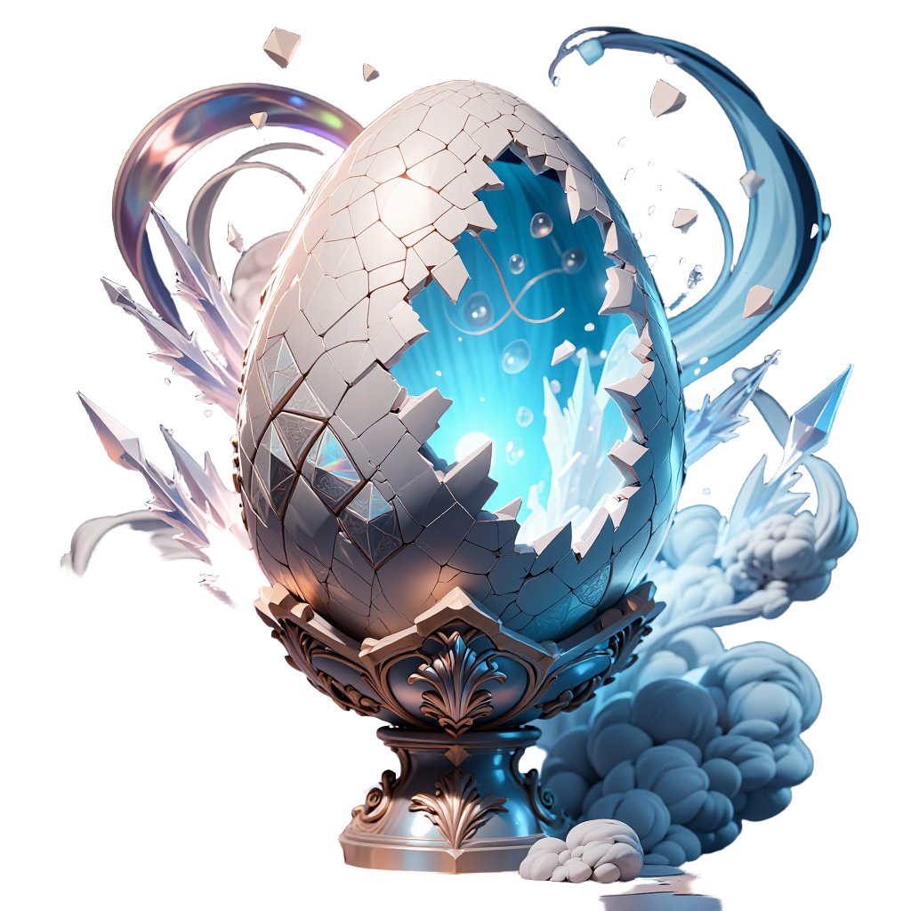 holographic_ice egg