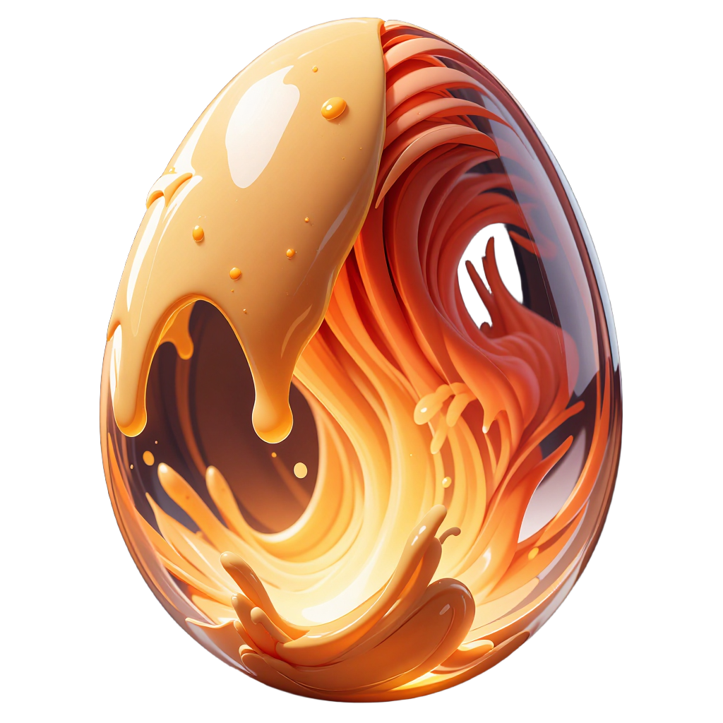 caramel_heat egg