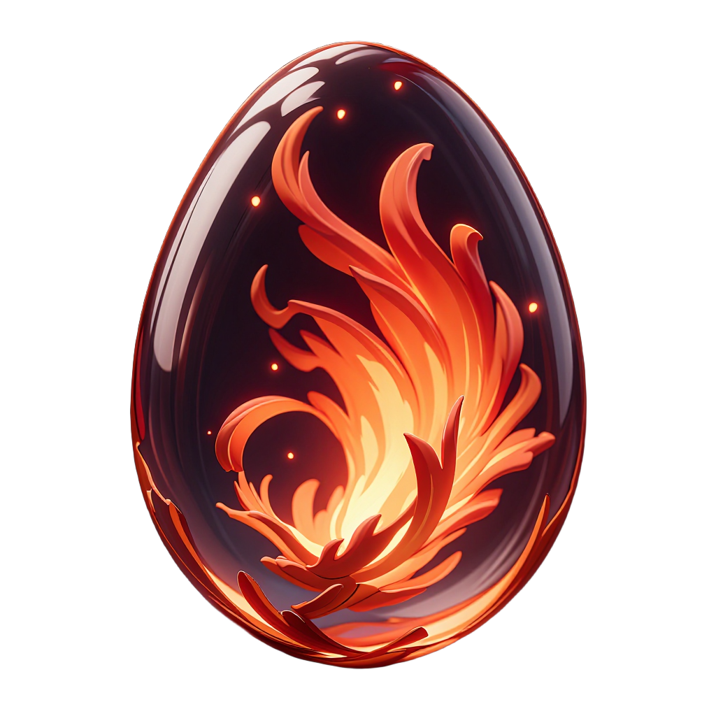 fire rare egg