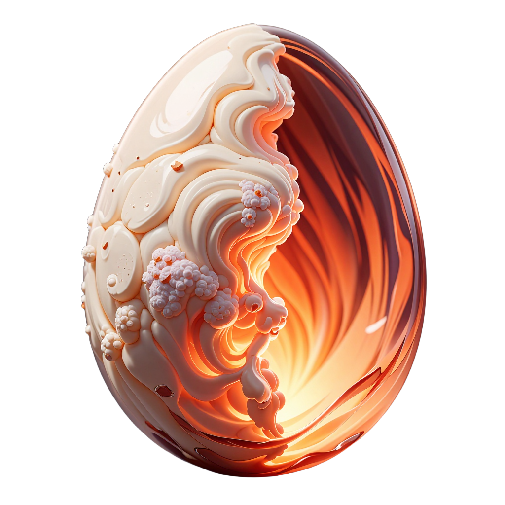 frosting_heat egg