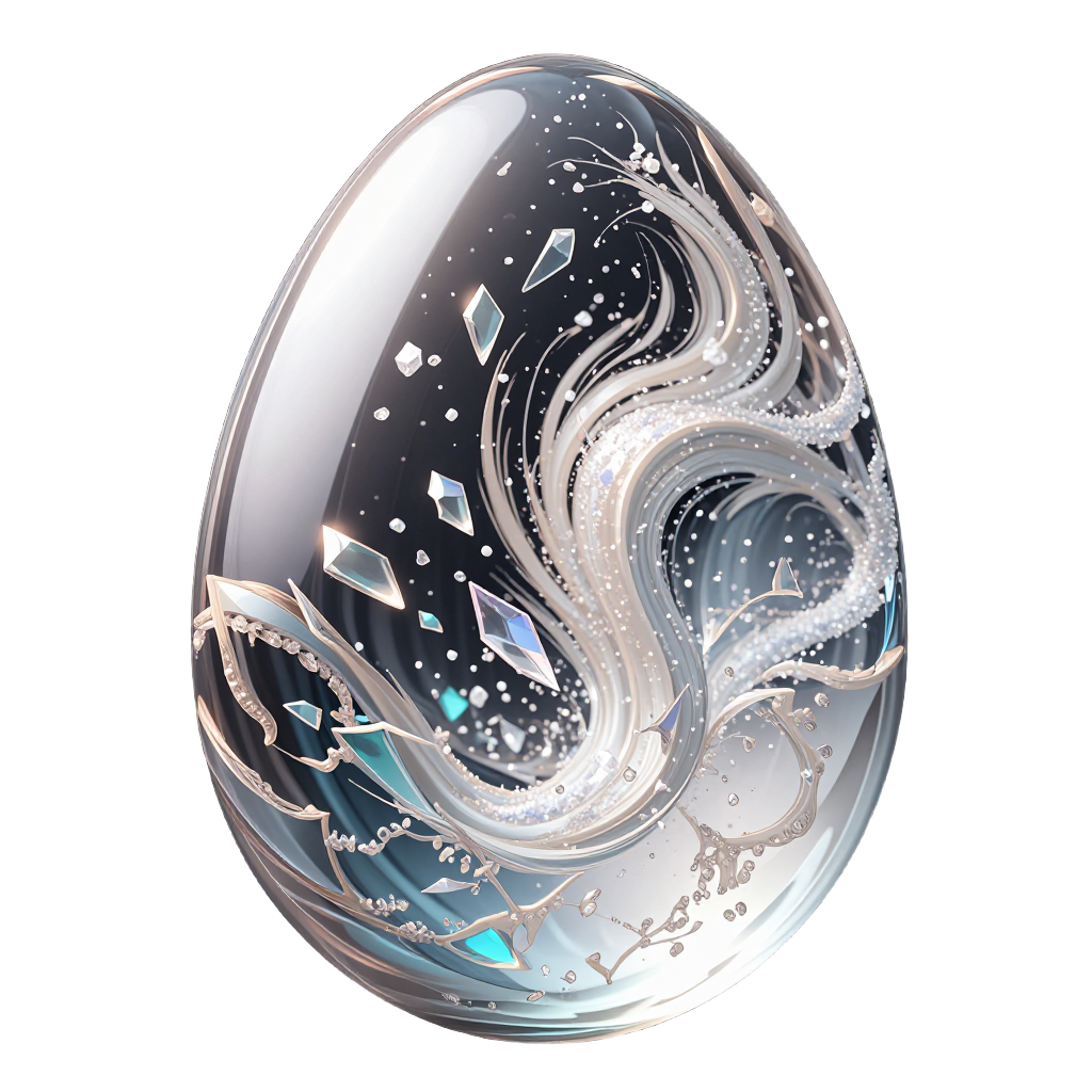 glass_sugar egg