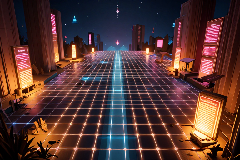Neon Grid